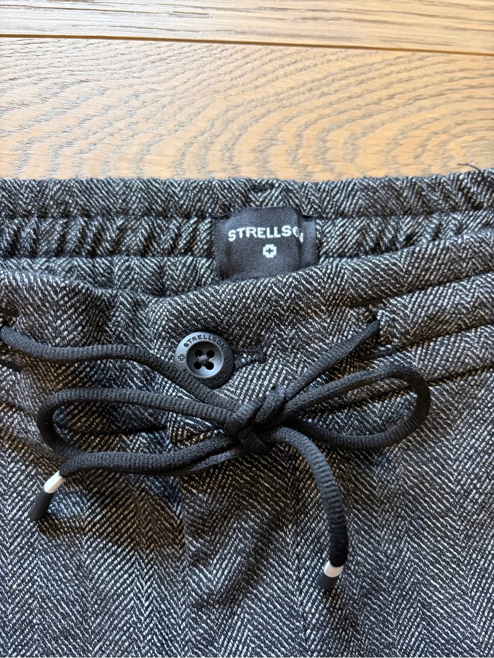 Strellson Charcoal Drawstring Chinos - Picture 3 of 4